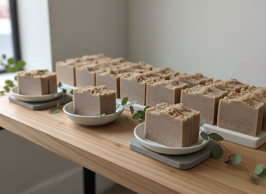 Wrap your skin in comfort with this warm and soothing bar—luxury in every lather. Scented with a rich, phthalate-free, vegan-friendly fragrance oil that blends the nostalgic notes of creamy oats, sweet honey, and warm milk, this bar is like a cozy hug for your skin.