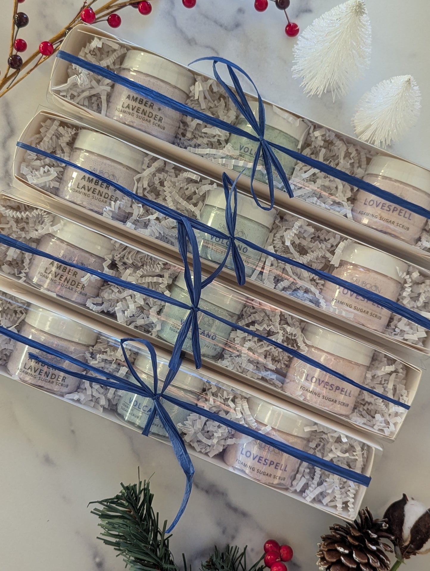 3 mini sugar scrub gift set