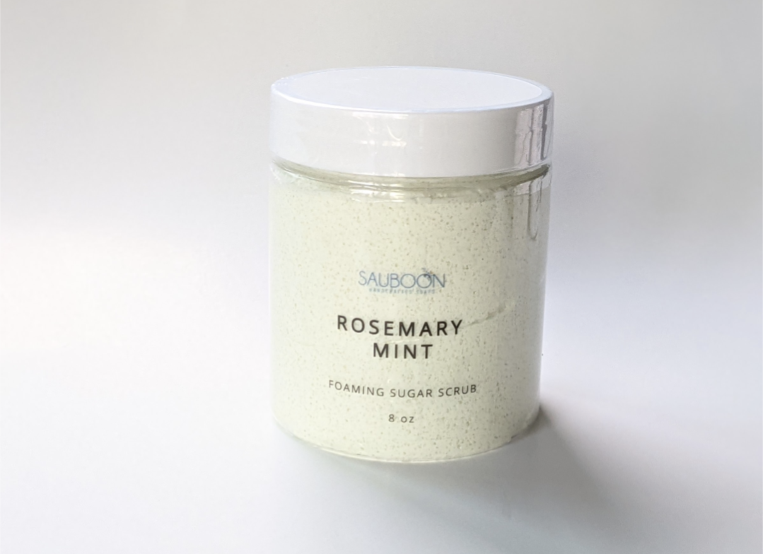 ROSEMARY MINT FOAM SUGAR SCRUB