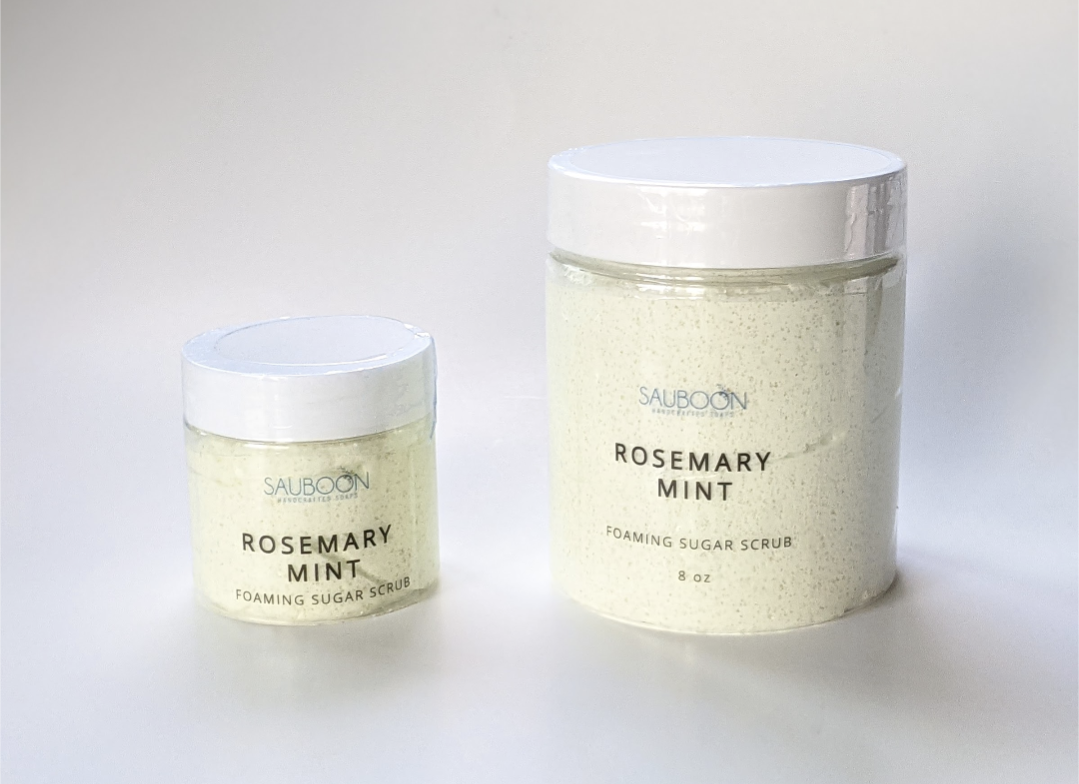 ROSEMARY MINT FOAM SUGAR SCRUB