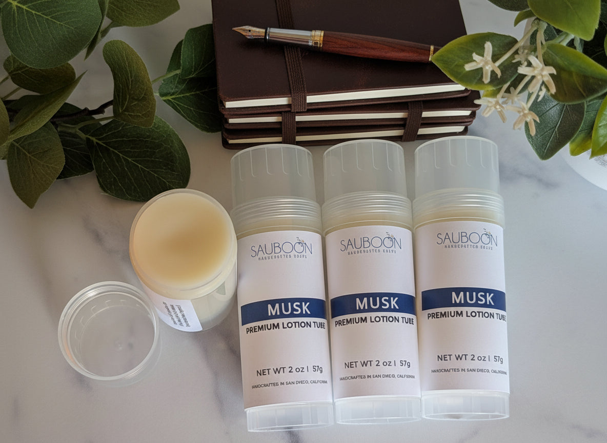 MUSK LOTION TUBE
