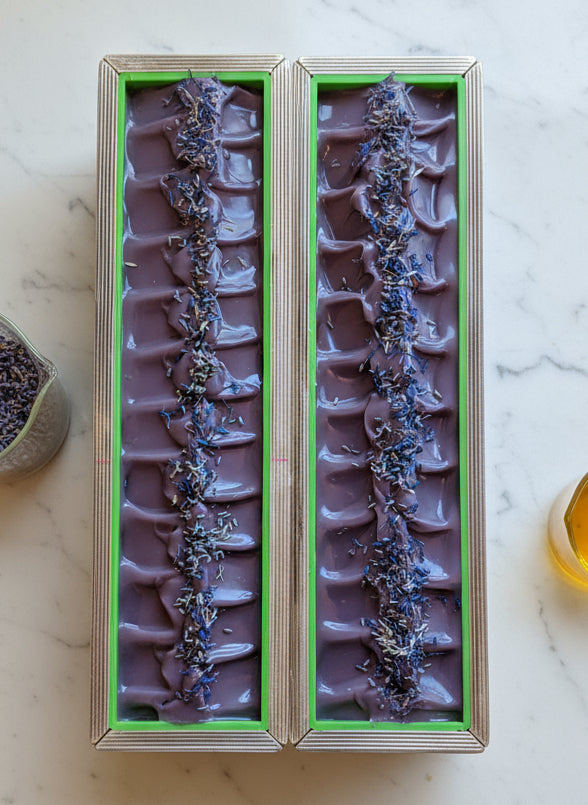 Lavender vegan handcrafted soaps. Our handcrafted luxurious soaps are made locally here in San Diego in small batches. Highest quality ingredients used to give the best lather, nourishment, and cleansing experience. We use different type of clays in each soap including rhasoul clay, kaolin clay, rose clay, red Moroccan clay, French green clay which add to the beautiful washing experience using our soaps. Great for gifting for birthdays, celebrations, bridal showers or self care gift to yourself!