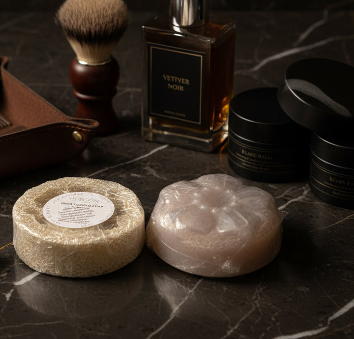 Refresh and exfoliate with Sauboon’s Glycerin Loofah Soap — a gentle, natural way to cleanse and smooth your skin daily.