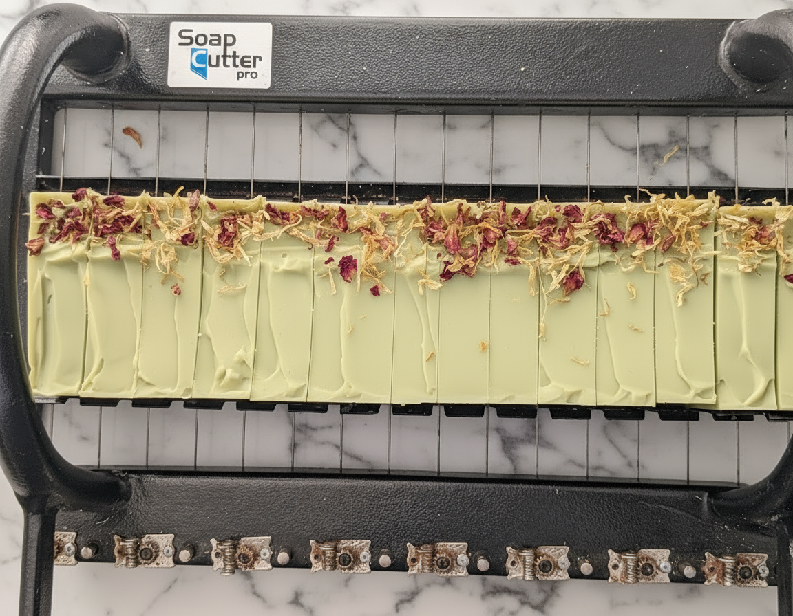 Bar of soap with decorative elements on a cutting mat with 'Soap Cutter Pro' multibar cutter.

Sauboon Handcrafted Soaps: Luxurious, small-batch soaps enriched with natural clays for pure, radiant, and refined skin.

Experience natural luxury with Sauboon’s clay-infused, handcrafted soaps — made in small batches for elegant, honest skincare.

Sauboon creates luxurious, clay-based soaps crafted in small batches — pure, natural skincare with a touch of artistry.