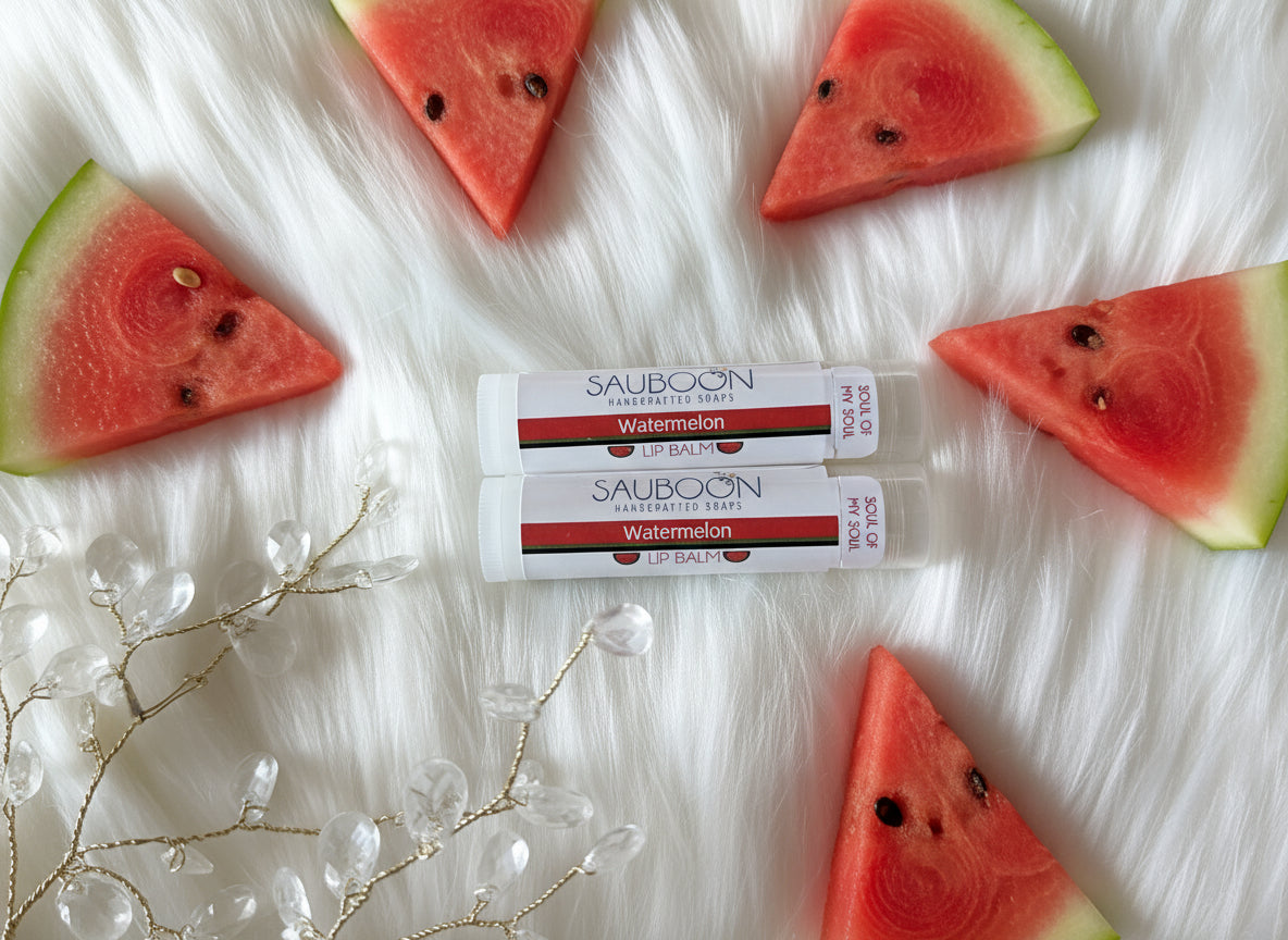 Our handcrafted luxurious lip balms are made locally here in San Diego in small batches. Highest quality ingredients used to give the best moisture, nourishment, and pampered experience. All our lip balms are made with coconut oil, cocoa butter, shea butter and lip safe flavor oils that smell amazing! Great for gifting for birthdays, party favors, celebrations, bridal showers or self care gift to yourself!