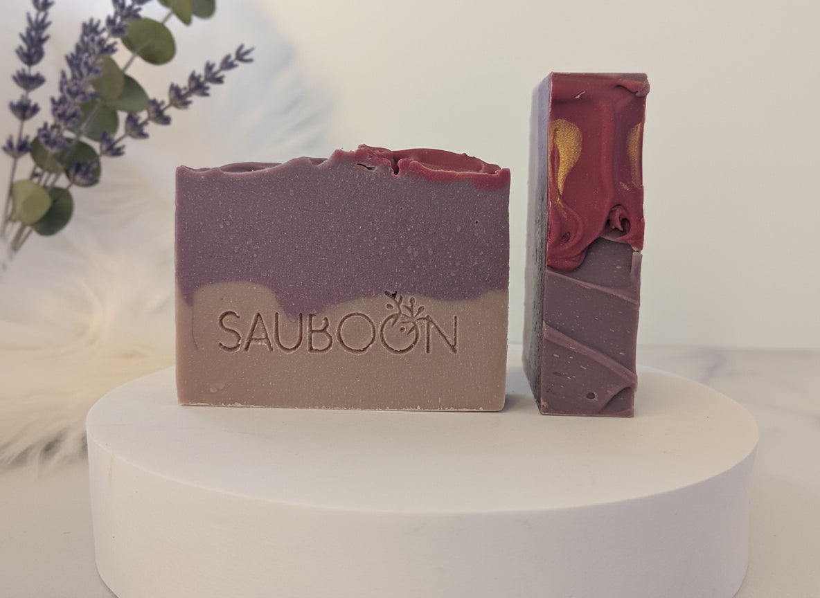 Sauboon Handcrafted Soaps: Luxurious, small-batch soaps enriched with natural clays for pure, radiant, and refined skin.

Experience natural luxury with Sauboon’s clay-infused, handcrafted soaps — made in small batches for elegant, honest skincare.

Sauboon creates luxurious, clay-based soaps crafted in small batches — pure, natural skincare with a touch of artistry.