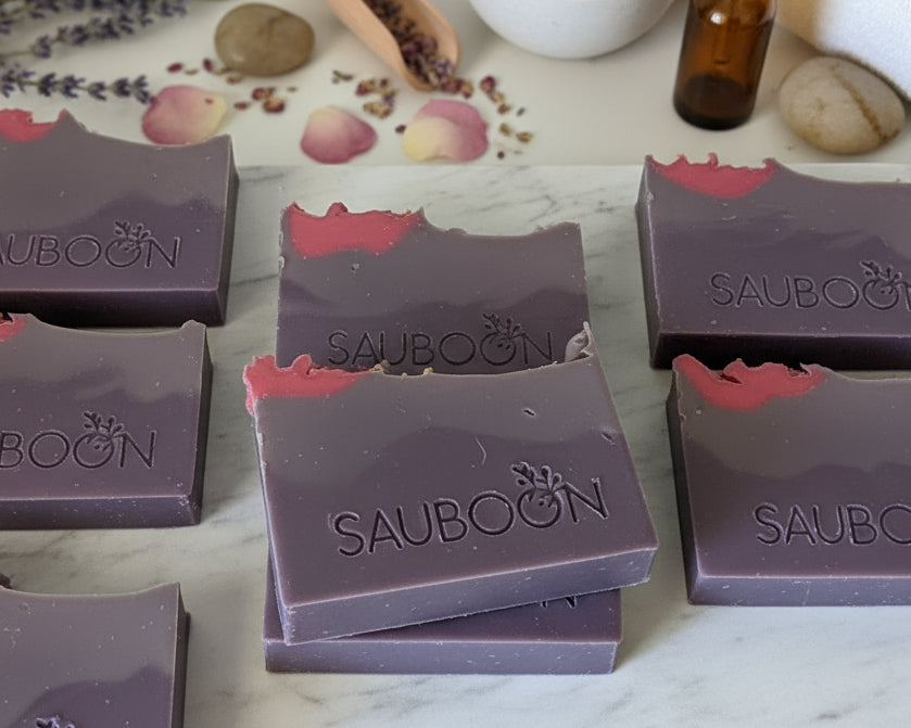 Sauboon Handcrafted Soaps: Luxurious, small-batch soaps enriched with natural clays for pure, radiant, and refined skin.

Experience natural luxury with Sauboon’s clay-infused, handcrafted soaps — made in small batches for elegant, honest skincare.

Sauboon creates luxurious, clay-based soaps crafted in small batches — pure, natural skincare with a touch of artistry.