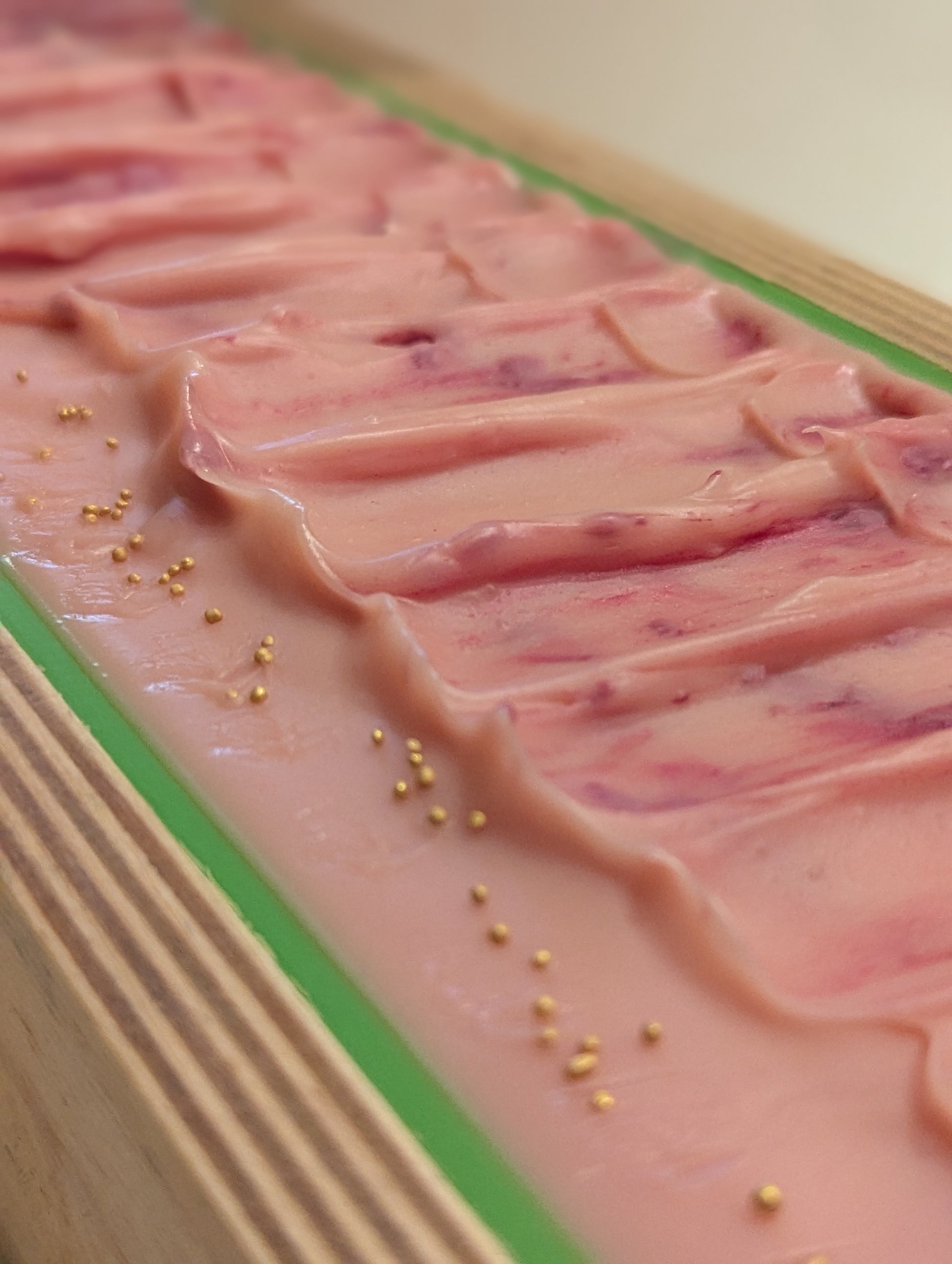 Pink seaside vegan soap