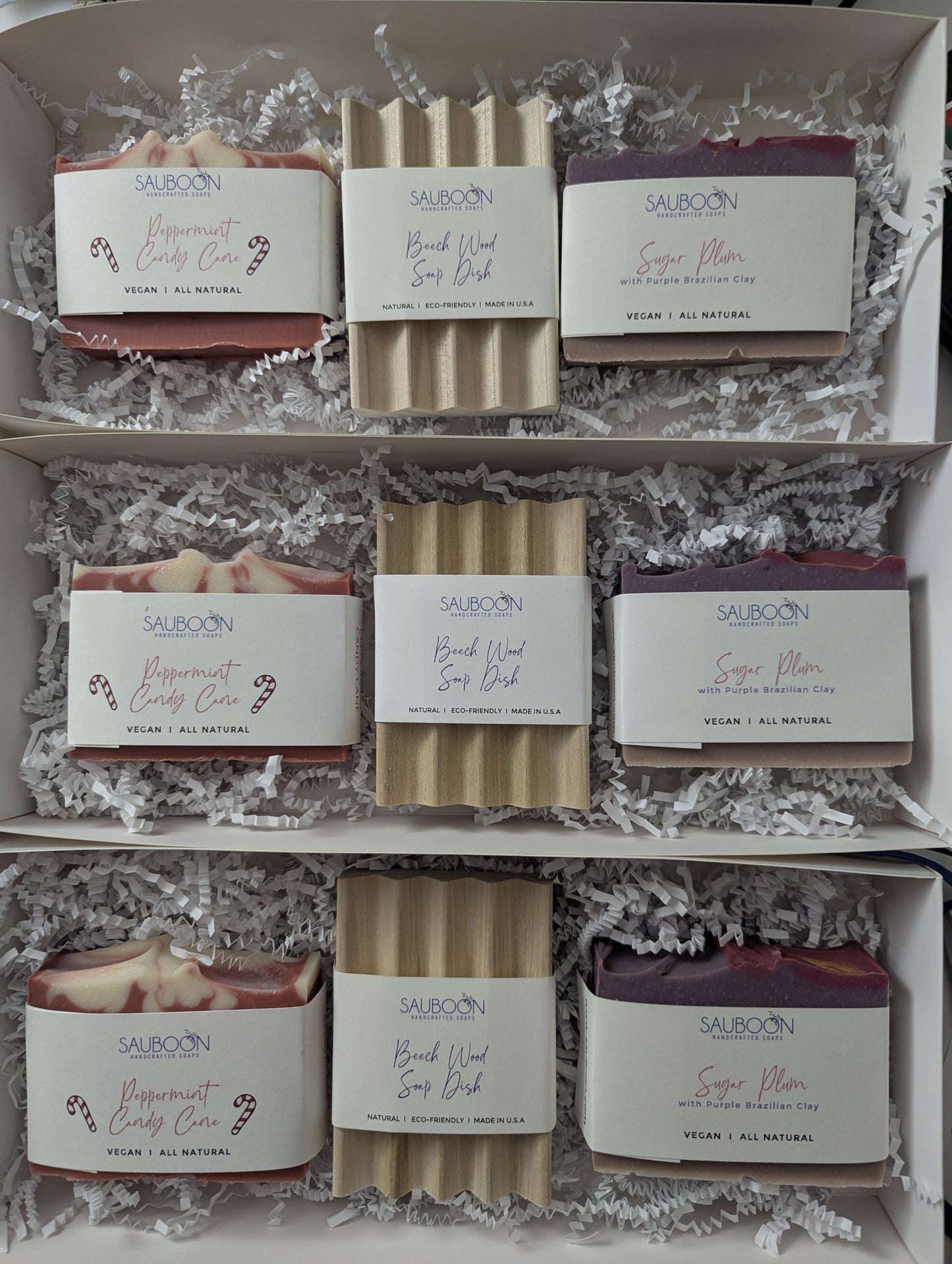 Holiday 2 Soap+ Dish Gift Box