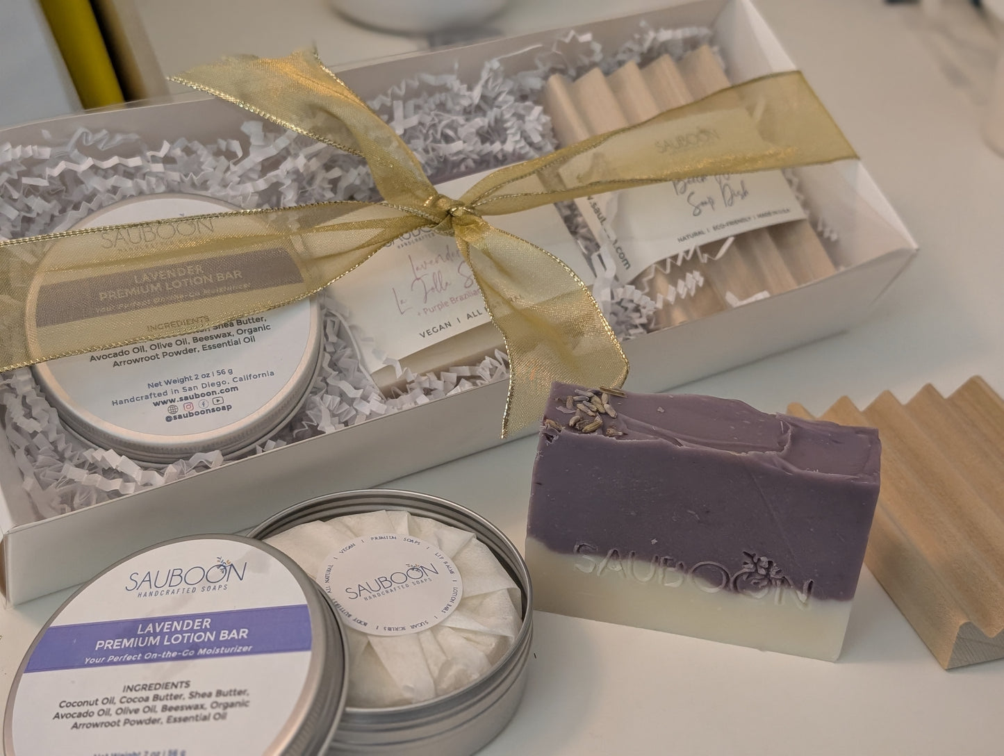 SOAP, LOTION, DISH GIFT SET