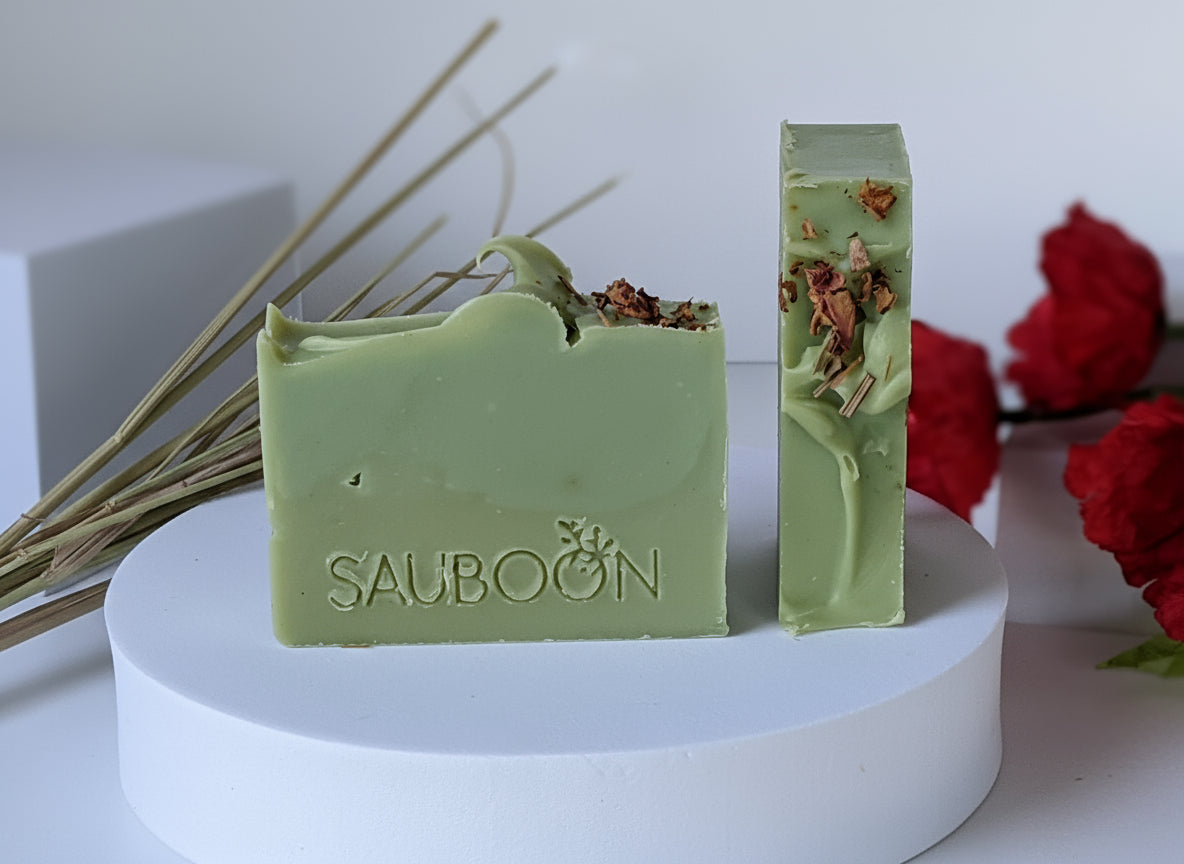 Sauboon Handcrafted Soaps: Luxurious, small-batch soaps enriched with natural clays for pure, radiant, and refined skin.

Experience natural luxury with Sauboon’s clay-infused, handcrafted soaps — made in small batches for elegant, honest skincare.

Sauboon creates luxurious, clay-based soaps crafted in small batches — pure, natural skincare with a touch of artistry.