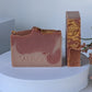 Cashmere vegan handcrafted soaps. Our handcrafted luxurious soaps are made locally here in San Diego in small batches.  Highest quality ingredients used to give the best lather, nourishment, and cleansing experience.  We use different type of clays in each soap including rhasoul clay, kaolin clay, rose clay, red Moroccan clay, French green clay which add to the beautiful washing experience using our soaps. Great for gifting for birthdays, celebrations, bridal showers or self care gift to yourself!