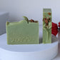 Lemongrass + Cedarwood vegan handcrafted soaps. Made in small batches in San Diego California