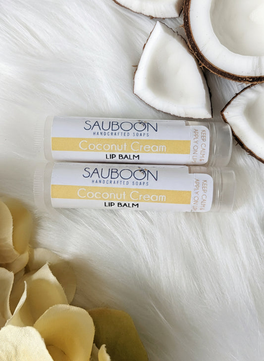 Our handcrafted luxurious lip balms are made locally here in San Diego in small batches. Highest quality ingredients used to give the best moisture, nourishment, and pampered experience. All our lip balms are made with coconut oil, cocoa butter, shea butter and lip safe flavor oils that smell amazing! Great for gifting for birthdays, party favors, celebrations, bridal showers or self care gift to yourself!