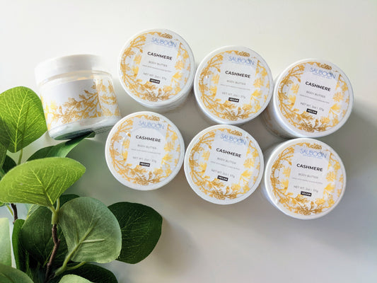 Made with shea butter & mango butter, which has wonderful skin hydrating properties.  Made in small batches in San Diego, California using the finest & luxurious ingredients.  Non-greasy and fast absorbant.