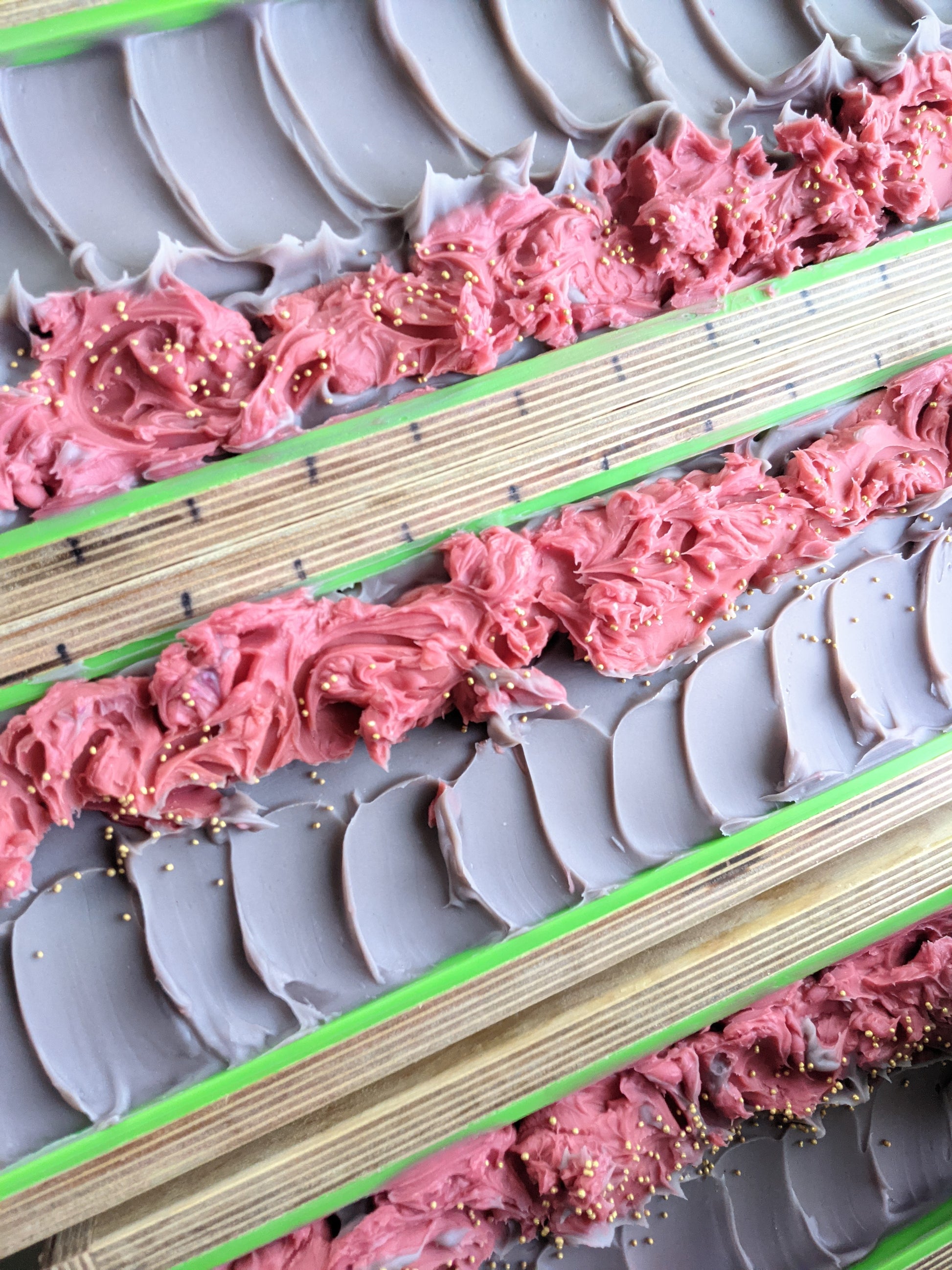 Our handcrafted vegan luxurious soaps are made locally here in San Diego in small batches.  Highest quality ingredients used to give the best lather, nourishment, and cleansing experience.  We use different type of clays in each soap including rhasoul clay, kaolin clay, rose clay, red Moroccan clay, French green clay which add to the beautiful washing experience using our soaps. Great for gifting for birthdays, celebrations, bridal showers or self care gift to yourself!